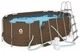 Басейн каркасний, прямокутний Avenli 427x275x100 см. (Brown) 16в1 (2820) (LEO_2820) - изображение 4