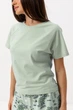 Піжама (футболка + шорти) жіноча бавовняна BARWA garments 0400/381 S Фісташкова (2114003811148) - изображение 8