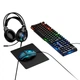 Набор Gaming Combo HOCO DI86 Handsome luminous keyboard mouse headset set (UA/EN/ua Layouts), USB, black - изображение 1