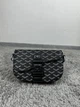 Сумка Goyard через плечо, мужской спортивный мессенджер, барсетка Гаярд, чорная летняя Гоярд - изображение 3