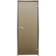 Скляні двері Tesli Terra Bronze Sateen 800х2000 мм загартоване скло не прозора міжкімнатна - зображення 1