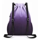 Рюкзак-мішок Vayro VR 030 XL 24 л 48×34×15 см фіолетовий спортивний водовідштовхувальний із бічними кишенями для фітнесу, подорожей та міста - зображення 3