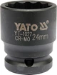 Ударная двенадцатигранная головка 24 мм квадрат 1/2" YATO YT-1027 для гайковерта - изображение 2