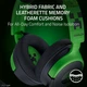 Гарнитура Razer Kraken v4 x, 7.1, usb-a, 1.8м, rgb, Minecraft Ed. rz04-05180200-r3m1 - изображение 6