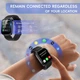 Смарт-часы VOTAZIB T10, сенсорный экран 1.85" HD с функцией Bluetooth-звонков, защитой IP68 и мониторингом активности и здоровья, спортивные режимы, умные часы, фитнес часы, часы для спорта - изображение 4
