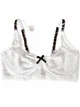 Мереживний бюстгальтер білий колір, розмір 80В - зображення 3