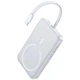 Портативна батарея PowerBank Baseus EnerFill FM11 with Built-in Type-C Cable 10000mAh 30W E0028905 White - зображення 4