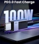 Кабель зарядний UGREEN Type C to Type C 100 W 100 cм Black (L512) - зображення 2