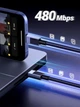 Кабель зарядний UGREEN Type C to Type C 100 W 100 cм Black (L512) - зображення 4