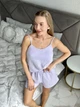 Муслиновая женская пижама, лаванда XL - изображение 1