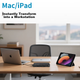 Kensington Four-Screen Display Type-C Hub, USB Expansion Dock, 11-дюймовый адаптер для ноутбука, функция зеркального отображения экрана 4K, два порта HDMI/DP, поддержка питания PD, устройство чтения SD-карт, UH1510 - изображение 6
