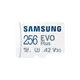 Картка пам'яті Samsung EVO Plus 256 GB microSD UHS-I U3 з адаптером SD для зберігання даних - зображення 3
