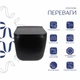 Унитаз подвесной Qtap Gemini Ultra Quiet, матовый черный, с сиденьем Slim Duroplast Soft-close и Quick Release (SD00056629) - изображение 3