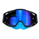Мото очки 100% C8 Black + Blue для кроссового шлема ветрозащитные солнцезащитные - зображення 3
