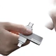 Флеш-накопичувач Lenovo Ecosystem Brand Yinen 128 ГБ Type-C Lightning Dual Interface USB 3.2 для Apple iPhone F520, резервне копіювання однією клавішею, універсальний USB-накопичувач Android Apple - зображення 3