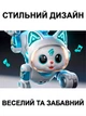 Інтерактивний робот-котик на радіокеруванні з сенсором, акумулятором та програмуванням дій (25 см) блакитний - изображение 3