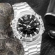 Мужские часы Casio AMW870 серый-черный - изображение 2