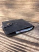 Кошелек кожаный мужской женский из натуральной винтажной кожи Crazy Horse темно коричневый - изображение 9
