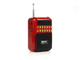 Мини радиоприемник BKK B872 FM радио MP3 USB TF с аккумулятором 18650 красный (2331) - изображение 1