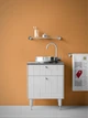 Інтер’єрна миюча матова фарба VAMIUT IQ InteriorFarba LUX, RAL 1034 (Пастельно-жовтий), 10 л - зображення 3