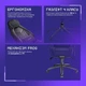 Крісло для геймерів Proove Gaming Unit black - зображення 9