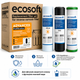 Комплект картриджів Ecosoft 1-2-3 (осмос) AquaGreen (CHV3ECOAGR) - зображення 1