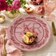 Тарілка порцелянова обідня Heritage Toile Collection 27x2.5 см вінтажний рожевий (K310) - изображение 3