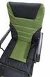 Кресло карповое складное Bonro B-24 с подставкой для ног чёрно-зелёное (42412340) - изображение 8