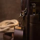 Мессенджер мужской вертикальный Vintage 20394 Коричневый - изображение 7