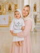 Хрестильна сорочка-унісекс Family Tradition сатин з вишивкою та мереживом 92 см біла Урочистість - зображення 3