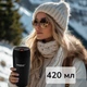 Термокружка вакуумная STYLEBERG 420 мл (1611 L) Black - изображение 1