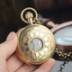 Механические карманные часы Tourbillon Moon Phase в стиле стимпанк с цепочкой (2376) - изображение 2