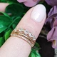 Кольцо Xuping Jewelry размеры:19 медицинское золото позолота 18К 8493 - изображение 3