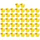 Утята пластиковые миниатюрные 16x18mm (Тип2), 50шт комплект, Yellow - изображение 1