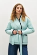 Жіноча легка куртка з поясом RicaMare XL Ментоловий (RM4246-25DJ---593) - зображення 1