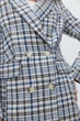 Жіночий фактурний піджак в клітинку RicaMare 50(XL) Блакитний (RM4186-24DJ---707) - изображение 4