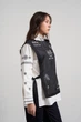 Жіноча жилетка-накидка з вишивкою RicaMare L-XL Чорний (RM4325-26DJ---3251) - изображение 2