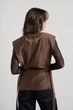 Жіноча жилетка-накидка з вишивкою RicaMare L-XL Коричневий (RM4325-26DJ---3252) - изображение 7