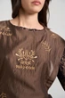 Жіноча жилетка-накидка з вишивкою RicaMare L-XL Коричневий (RM4325-26DJ---3252) - изображение 9