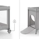 Кровать-манеж Kinderkraft Leody Up Grey (KCLEODUPGRY0000) - изображение 2