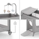 Кровать-манеж с пеленатором Kinderkraft Leody Up Grey (KCLEODUPGRY00AC) - изображение 2