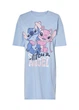 Ночная рубашка платье-футболка для дома Stitch Disney M (46-48) голубой (15016) - изображение 2