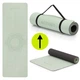 Коврик для йоги и фитнеса Actiget TPE 183 x 61 x 0.6 см спортивный ACT0022 Mint/Black (JDT-0850182) - изображение 6