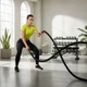 Канат для кроссфита Actiget Battle Rope 9 м тренировочный ACT0015 Black (JDT-0850179) - изображение 8