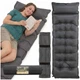 Коврик самонадувающийся Springos 193 x 66 x 3.5 см с подушкой PM053 Grey - изображение 3