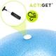 Мяч для пилатеса, йоги, реабилитации Actiget 22 см ACT0149 Blue - изображение 16