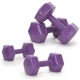 Гантелі Actiget Hex 2 x 2 кг ACT0158 Purple - зображення 2