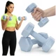 Гантелі Actiget Hex 2 x 1 кг ACT0156 Sky Blue - зображення 1