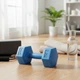 Гантелі Actiget Hex 2 x 2.5 кг ACT0160 Blue - зображення 15