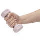Гантелі Actiget Hex 2 x 0.5 кг ACT0155 Light Pink - зображення 12